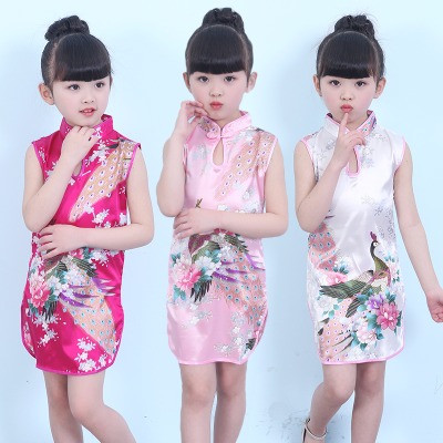 小学生公主裙女童皮草2018新款裙子小女孩衣服夏季女夏季套装裙长