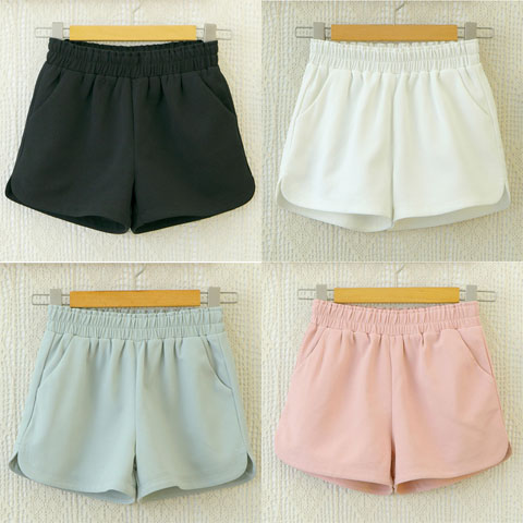 [loss price s -- XXL] Chiffon versatile casual shorts female summer elastic high waist student loose wide leg pants