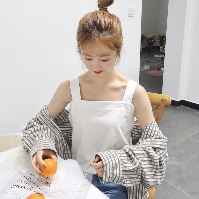 Korean small suspender vest for female students